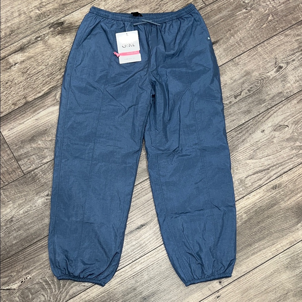 Athleta Girl Slate Blue Daybreak Jogger Pants Girl Large 12 New With Tags